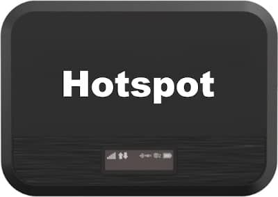 Portable Wi-Fi hotspot