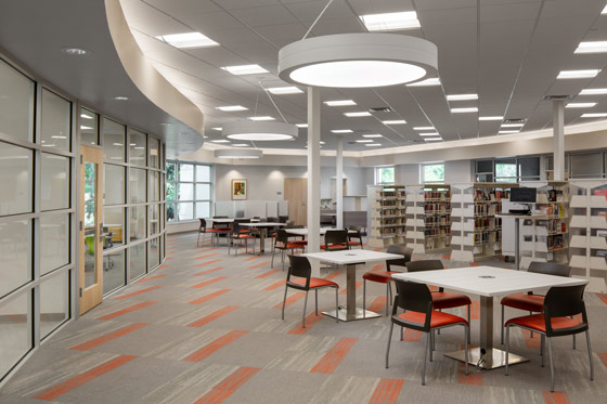 Open reading area