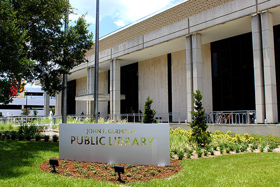 John F. Germany Library building