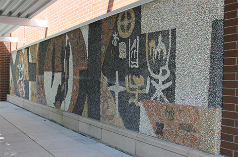 Symbols of Mankind - view of full mosaic