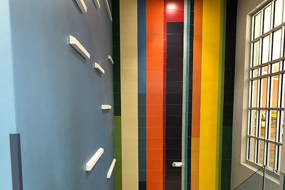 Staircase artwork