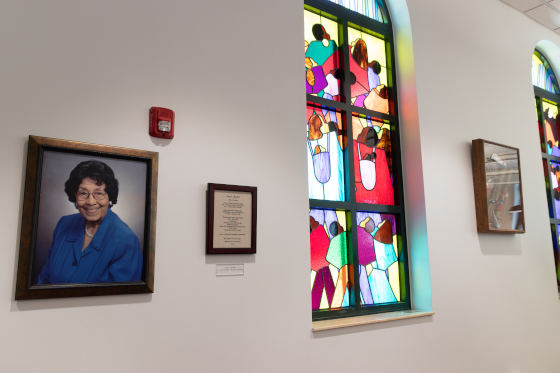 Stained glass window